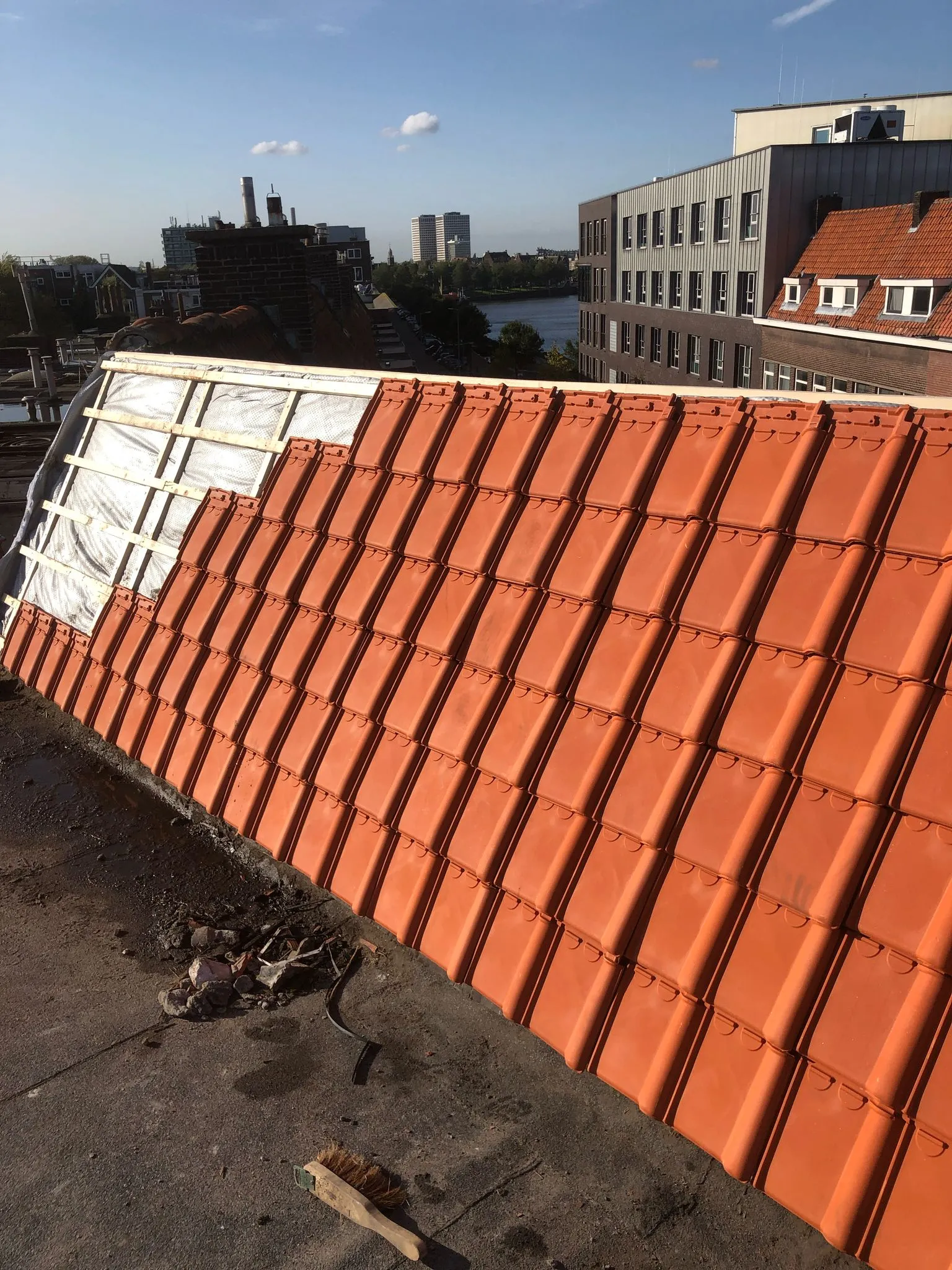 Daklekkage verhelpen