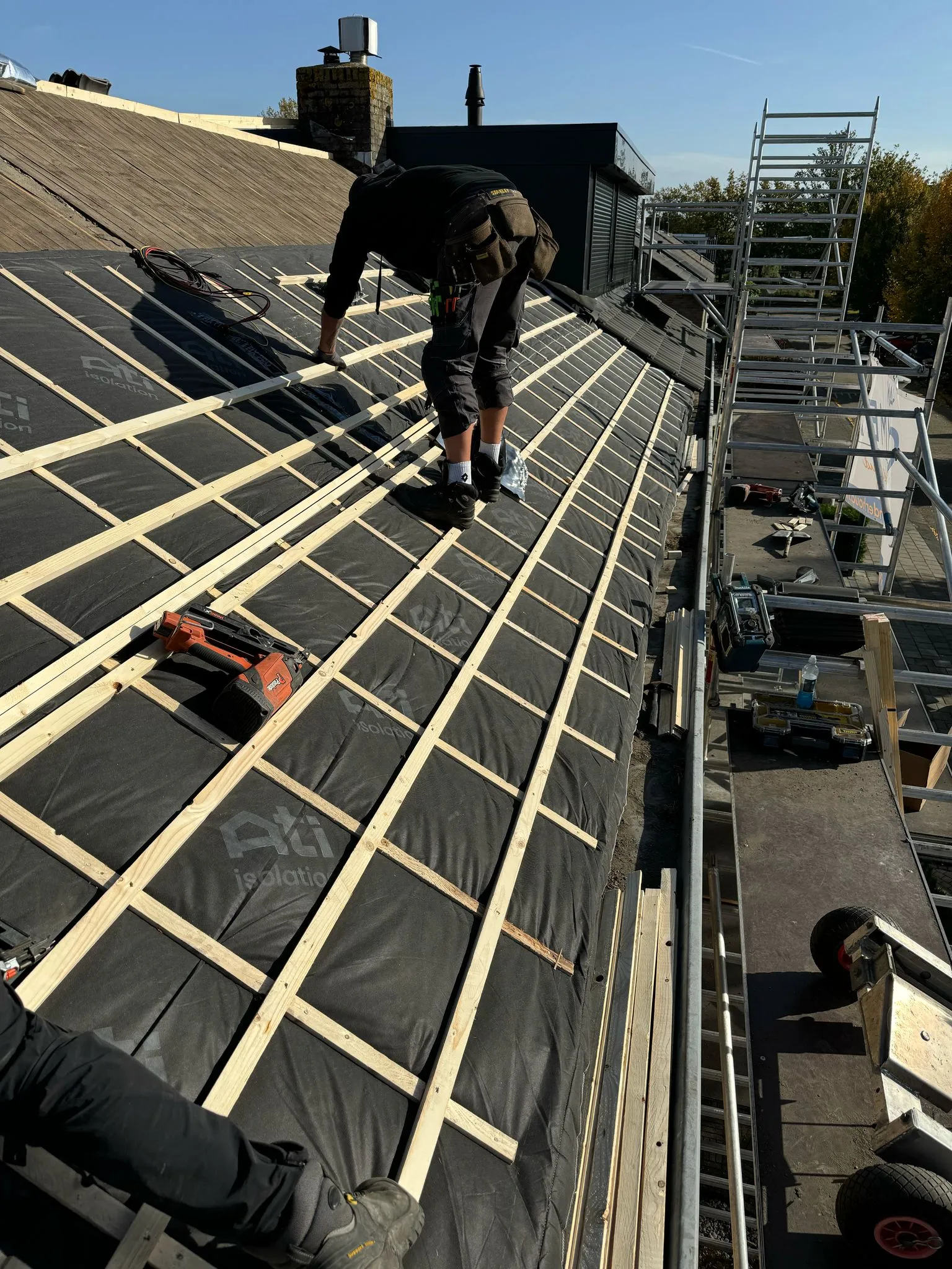 Herstelde dakkapel met nieuwe zinken afwerking